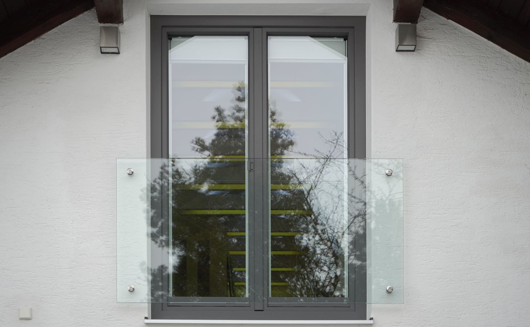 Fenster mit Absturzsicherung aus Glas